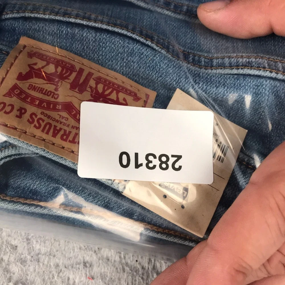 Levis Superlow Bootcut Jeans Women 26 Blue Low Rise Slim Stretch Denim NEW NWT